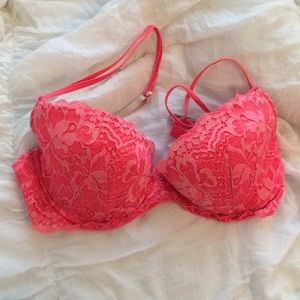 Pink date night bra